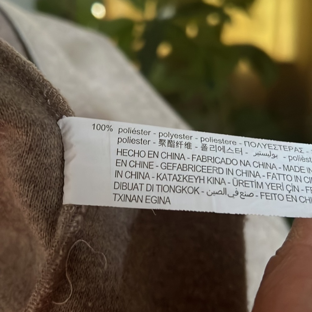 - Zara Basic Cream Open Jacket Size Large - image 7